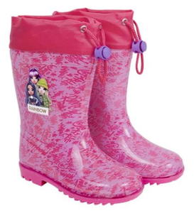 Kids' Weather-Resistant PVC Rainboots with Protective Cuff