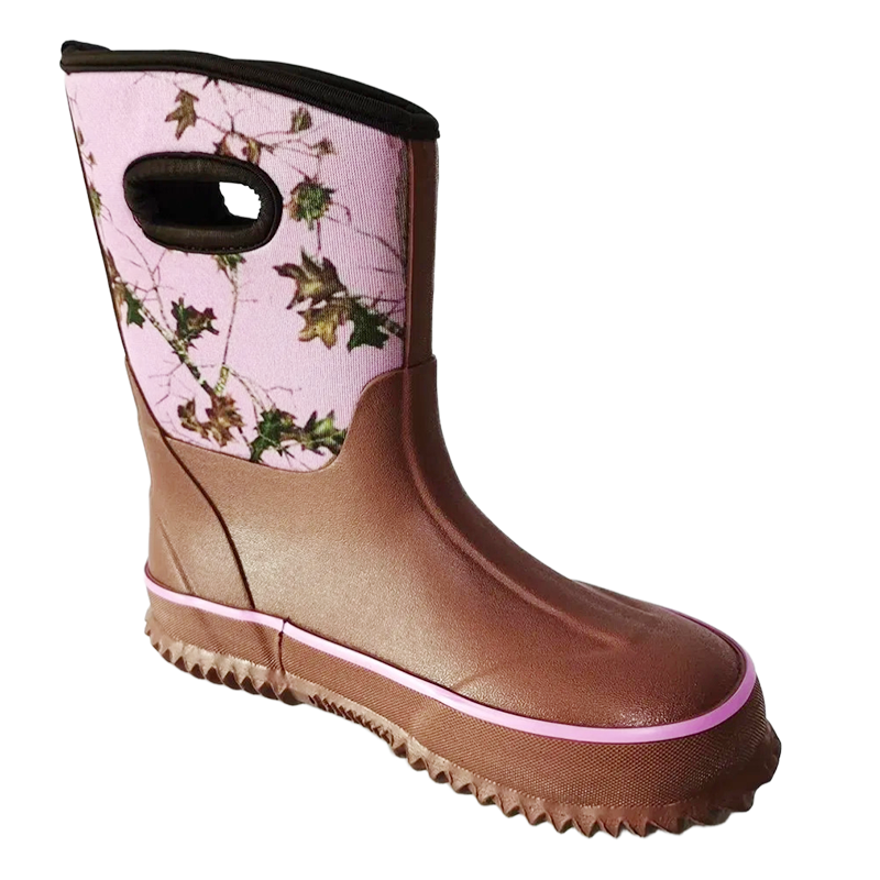 Waterproof Neoprene Rubber Rain Boot for Kids