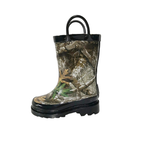 Children's Realtree Camouflage Design Rubber Rainboots