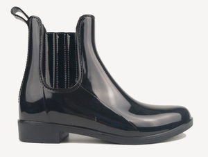 Waterproof Chelsea Rainboots for Women, PVC Material, Slip-Resistant