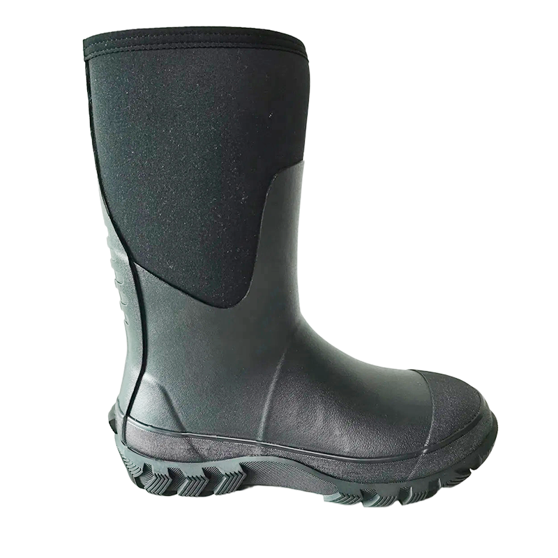 All Weather Adult Neoprene Rubber Boots with Fleece Lining for Men's